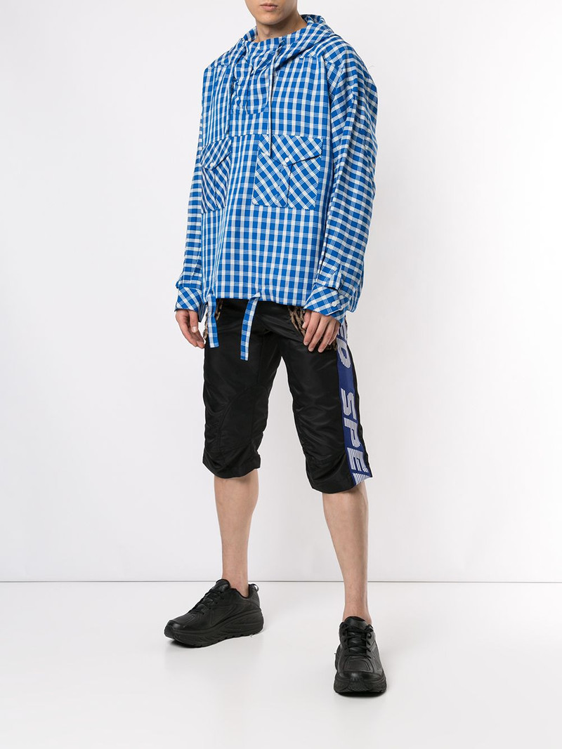 Martine Rose animal print effect cargo shorts outlook