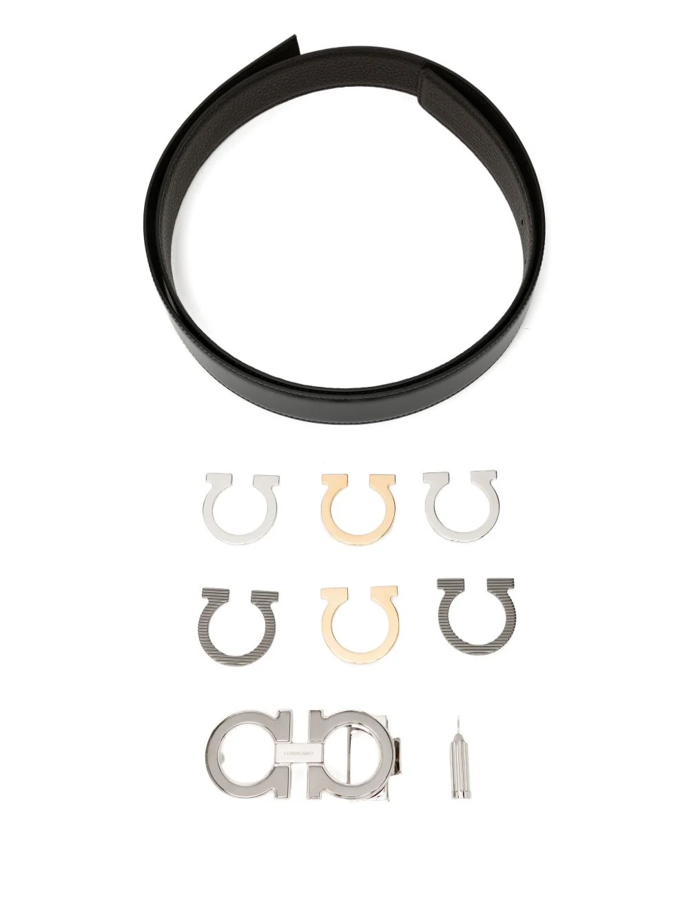 reversible leather belt - 1