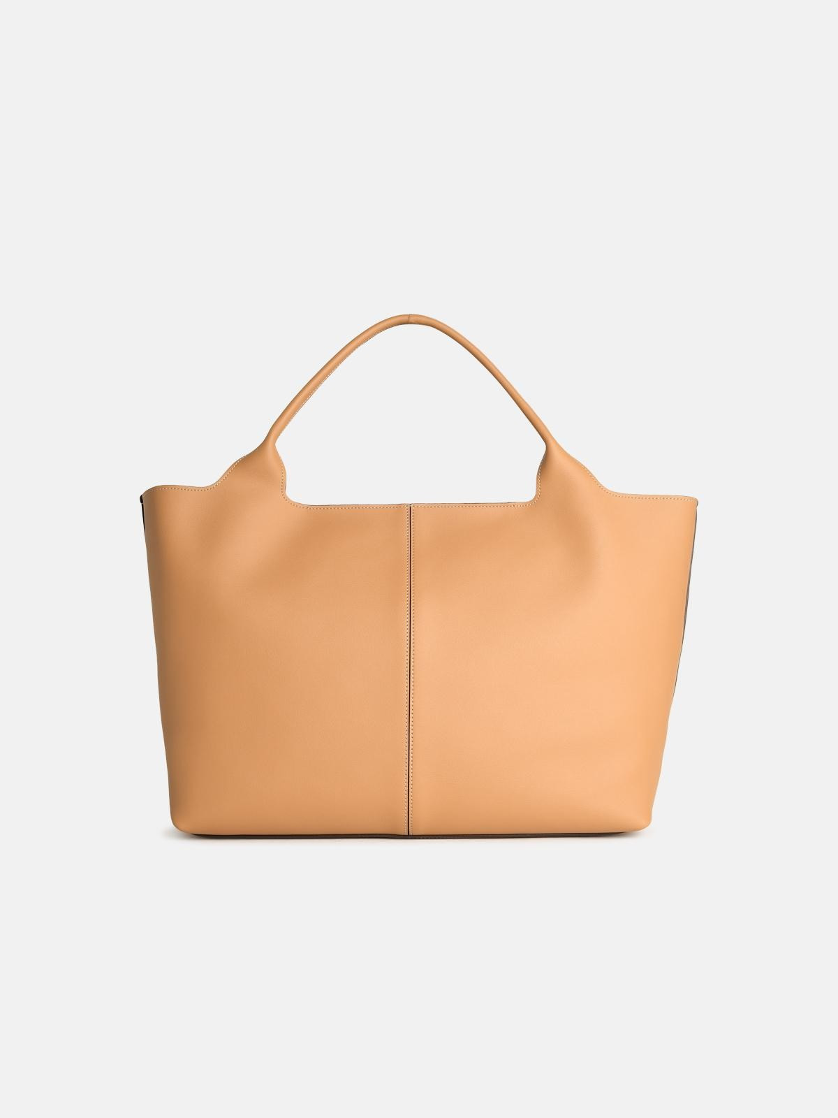 CAMEL LEATHER BAG - 3