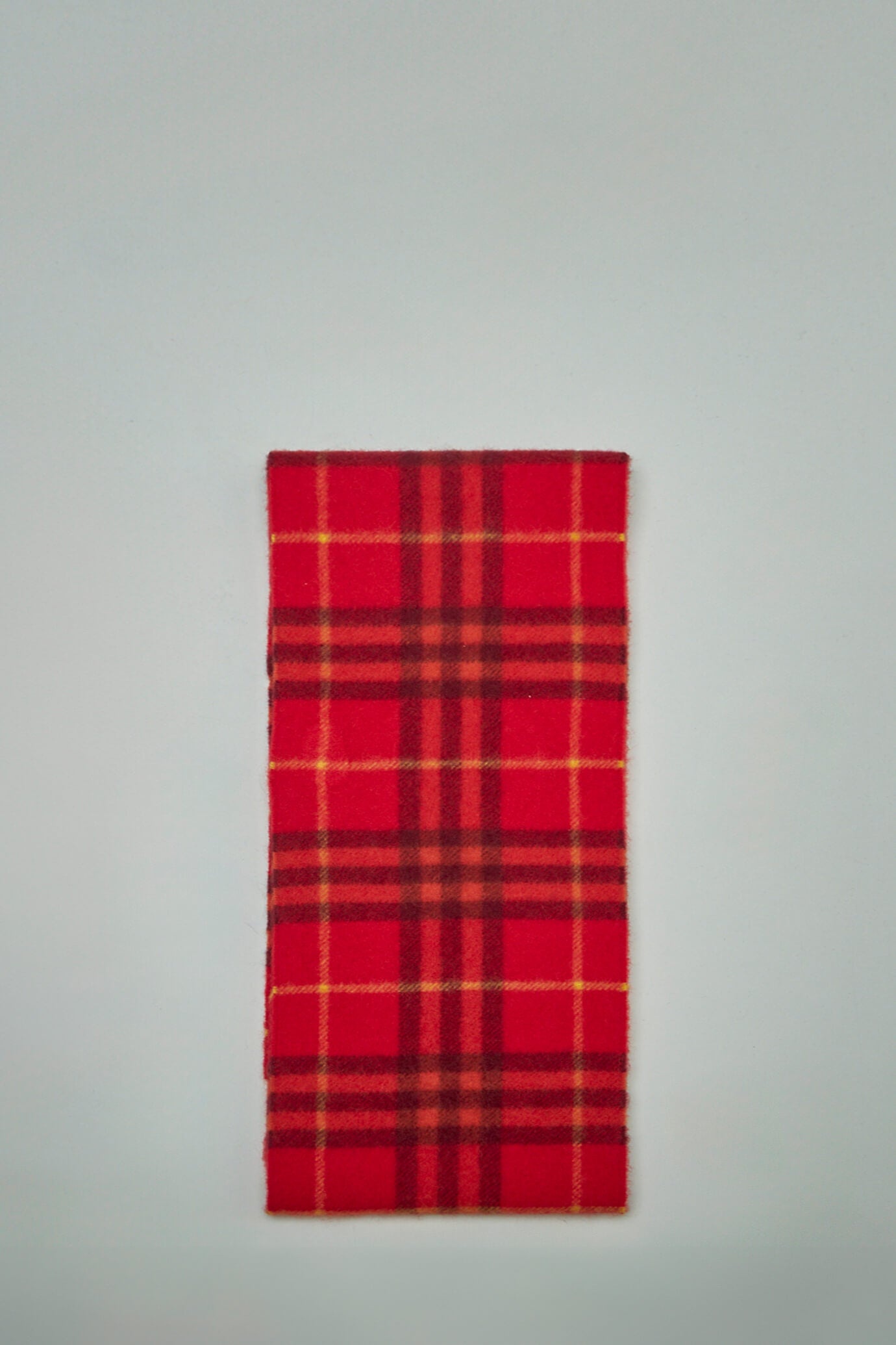 Narrow Check Cashmere Scarf - 2