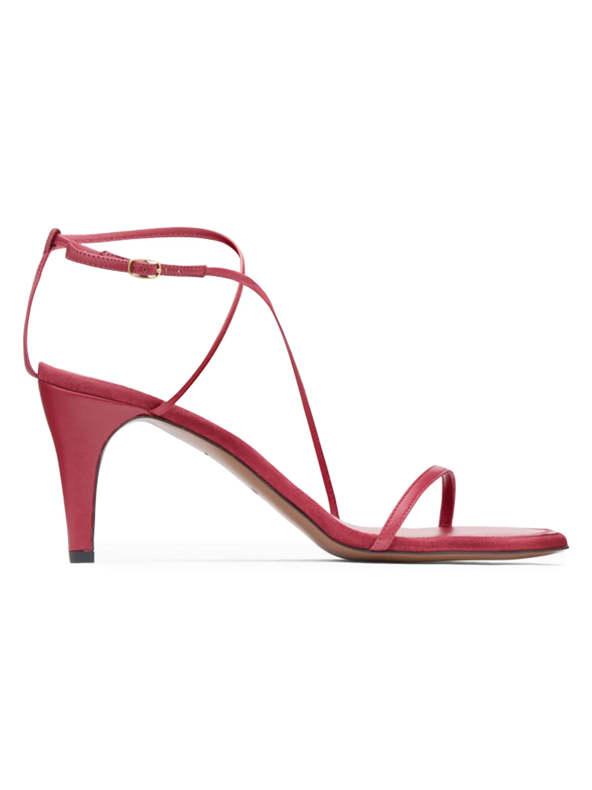 Women's Nostalgic Modernism Chamu 80MM Leather Sandals - Ruby - 1