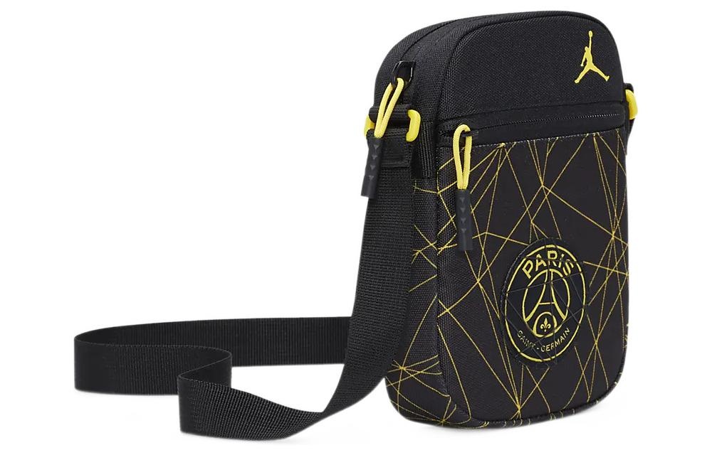 Air Jordan x Paris Saint-Germain Festival Bag 'Black Yellow' FJ9735-010 - 4