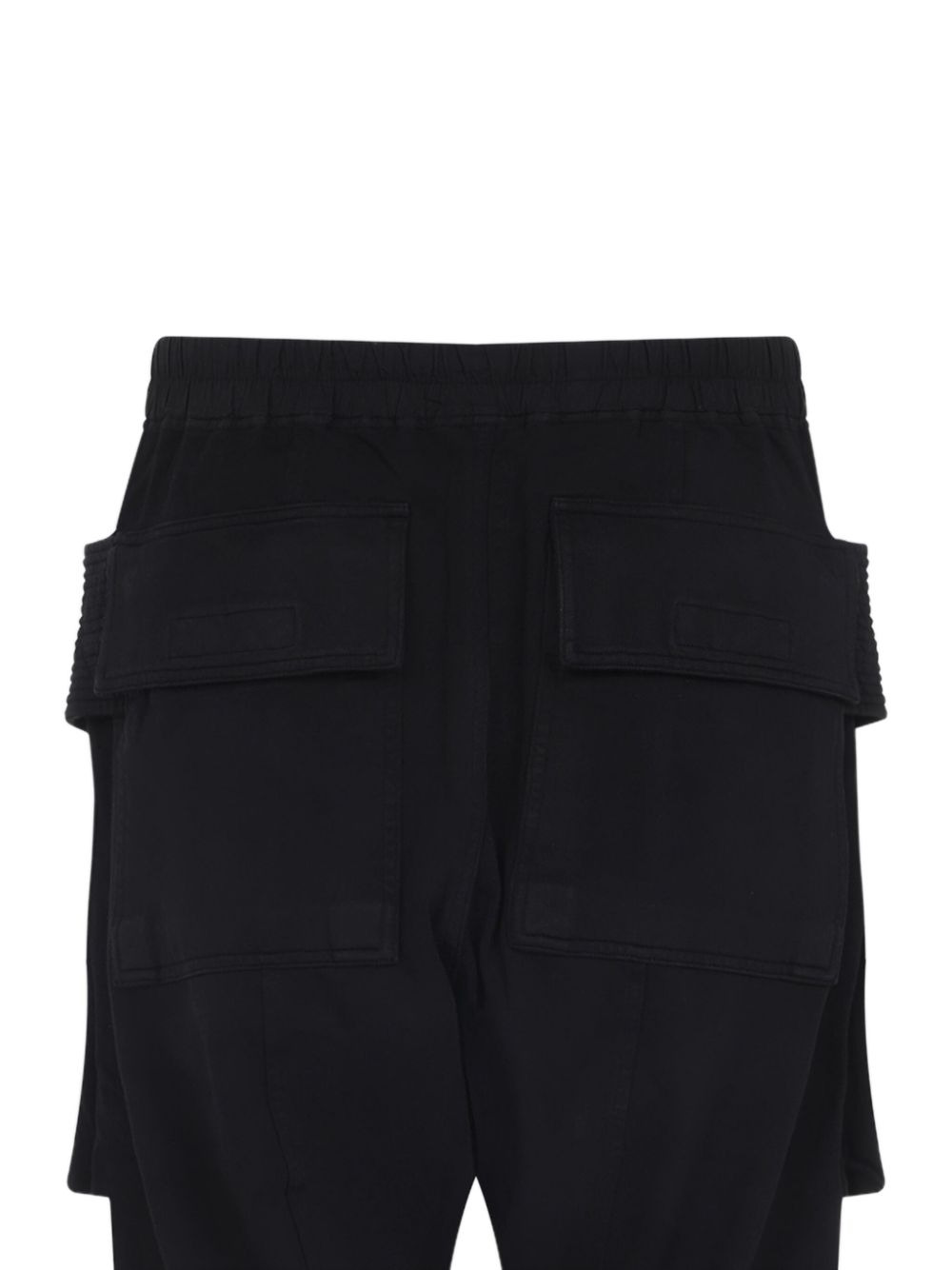 drawstring-waist cargo track pants - 4