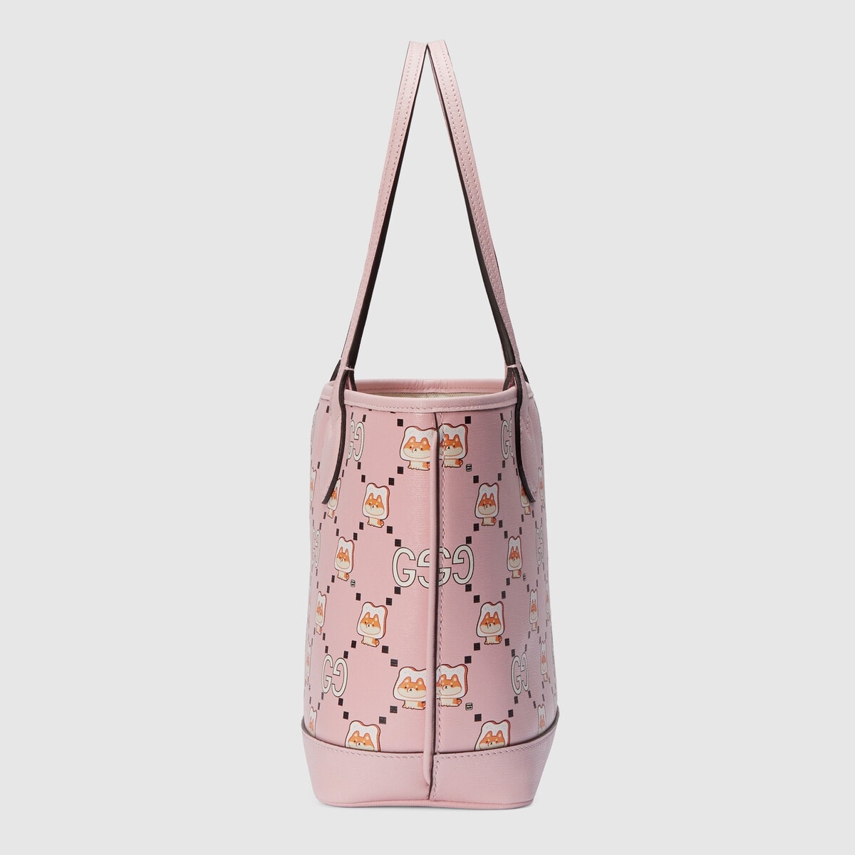 GG animal print small tote bag - 5