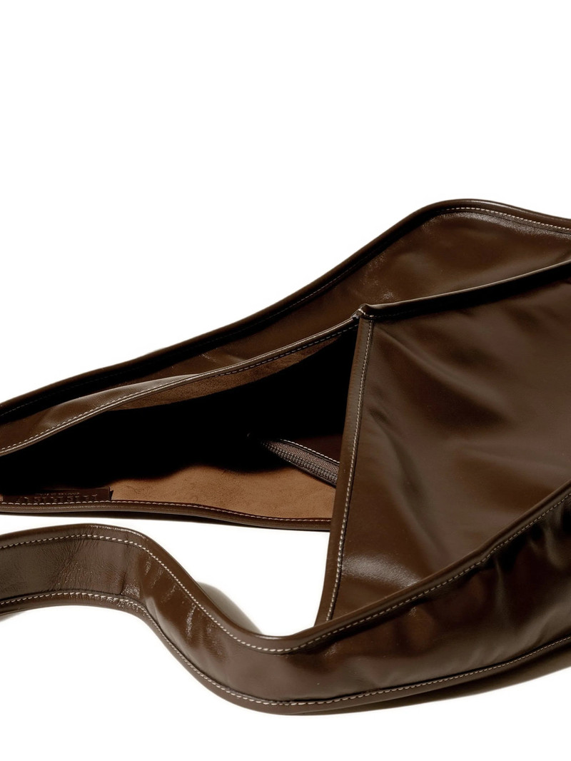 HEREU Hereu CALELLA CROSSBODY - Leather-trimmed Crossbody Sac outlook