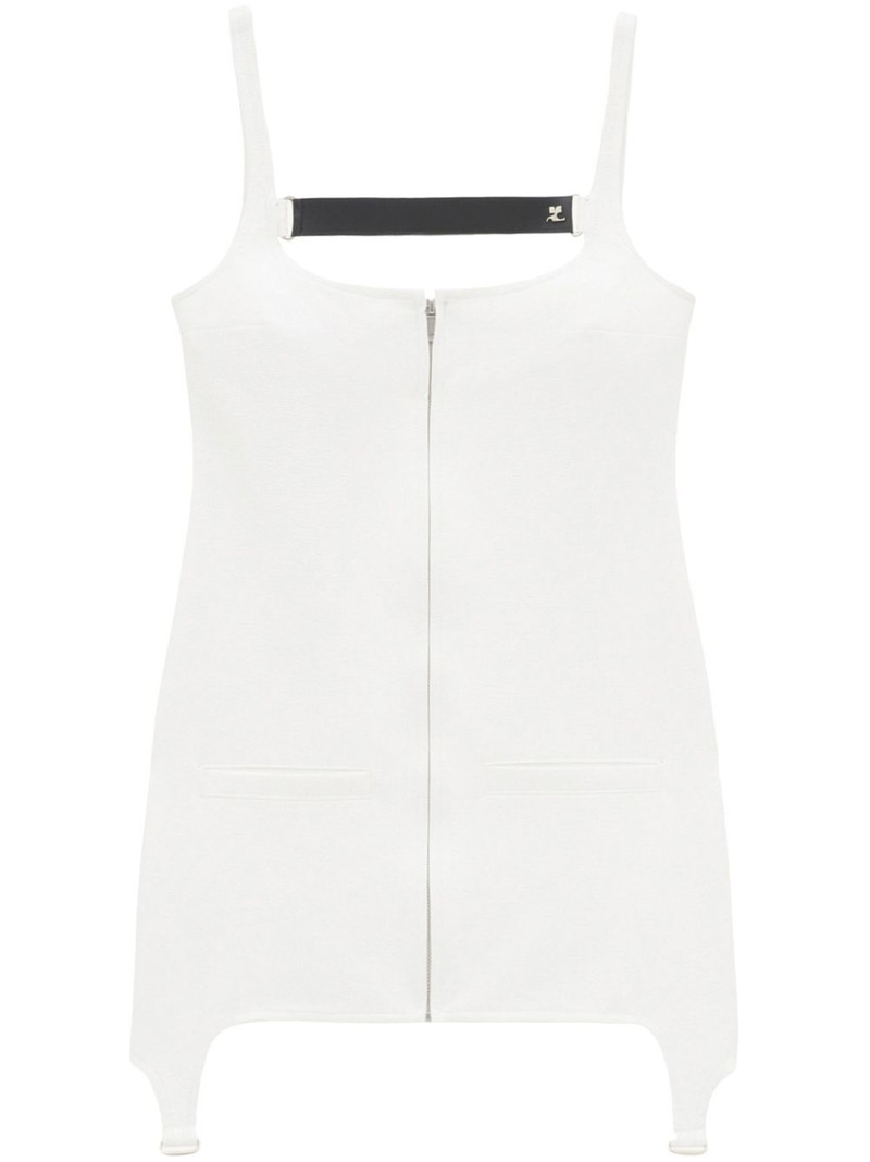strap-detail suspenders mini dress 1