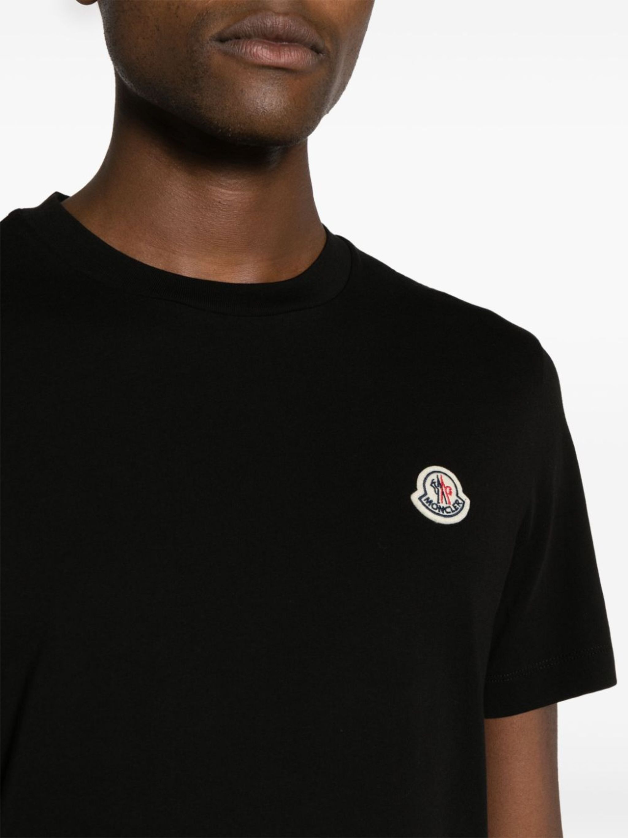 【送関込】MONCLER☆Logo patch t-shirt (pack of three) Logo Patch Cotton T-Shirt (Pack of Three) - Polos & T-shirts
