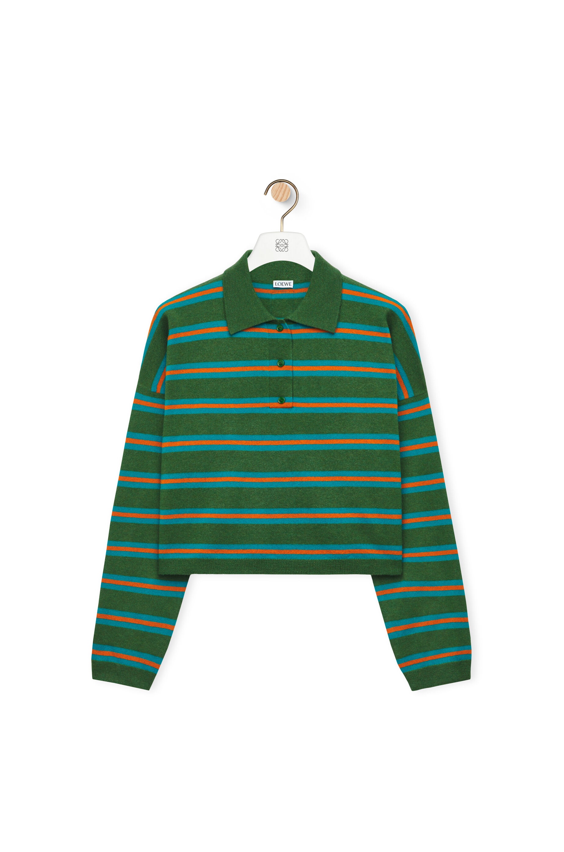 Polo sweater in wool - 1