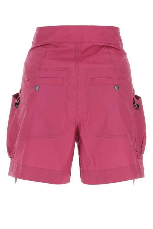 Isabel Marant Etoile Woman Tyrian Purple Cotton Ferdini Bermuda Shorts - 2