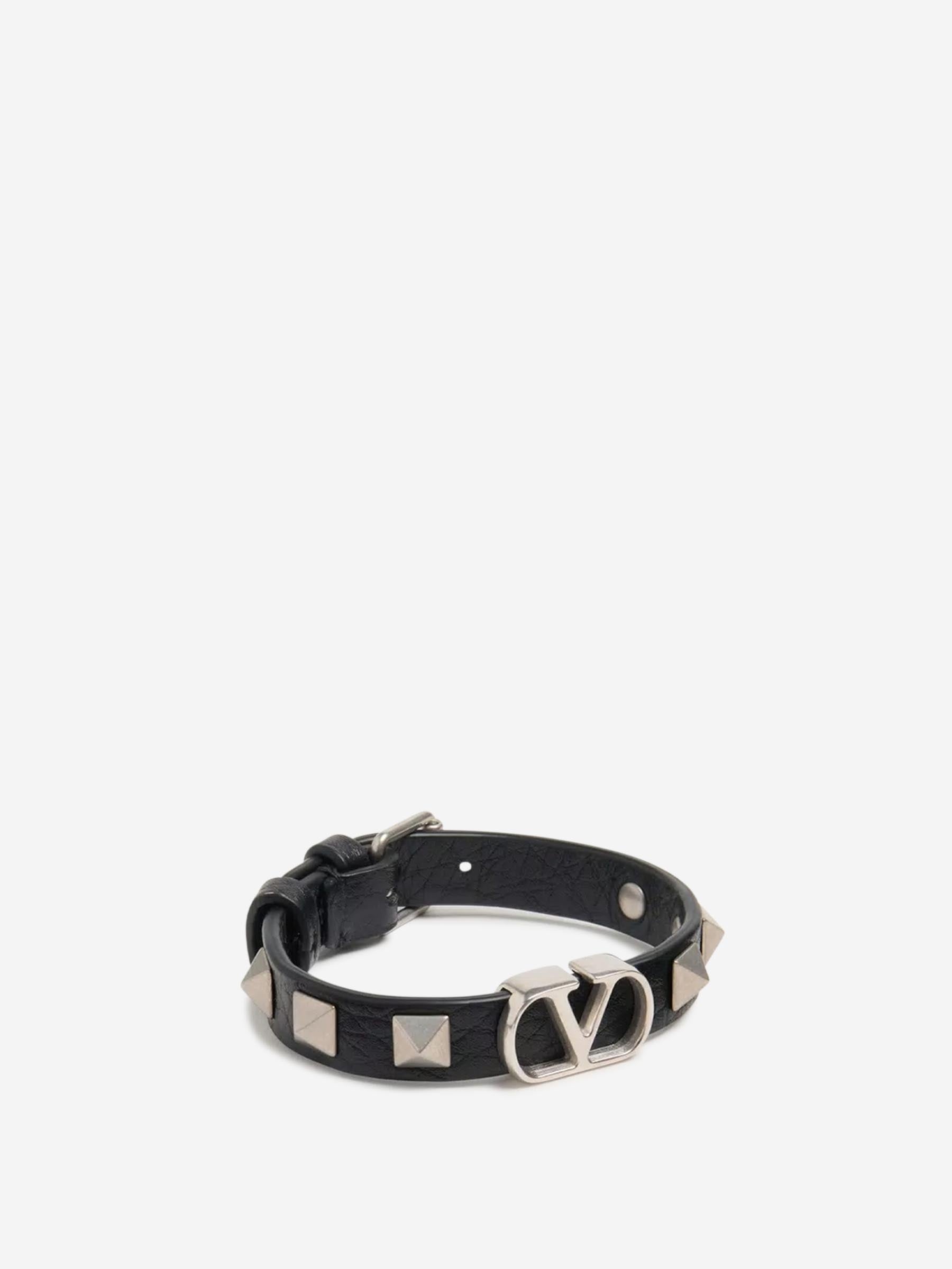 VLOGO LEATHER BRACELET - 3