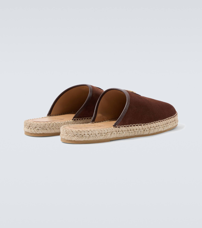 Palm Avenue VLogo suede mules 6