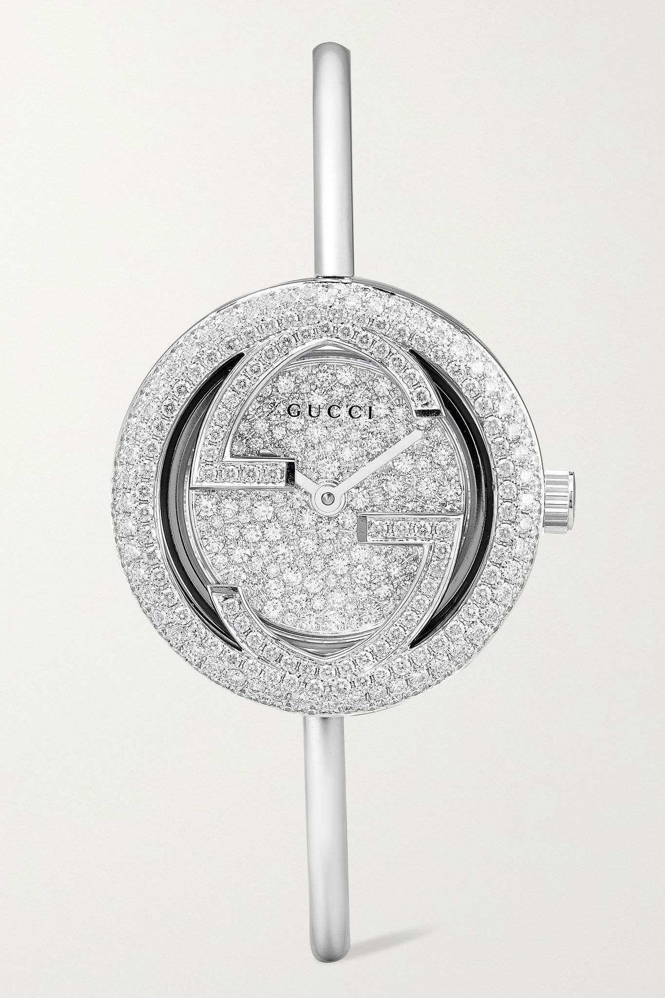 Gucci Play 26mm 18-karat white gold and diamond watch - 1