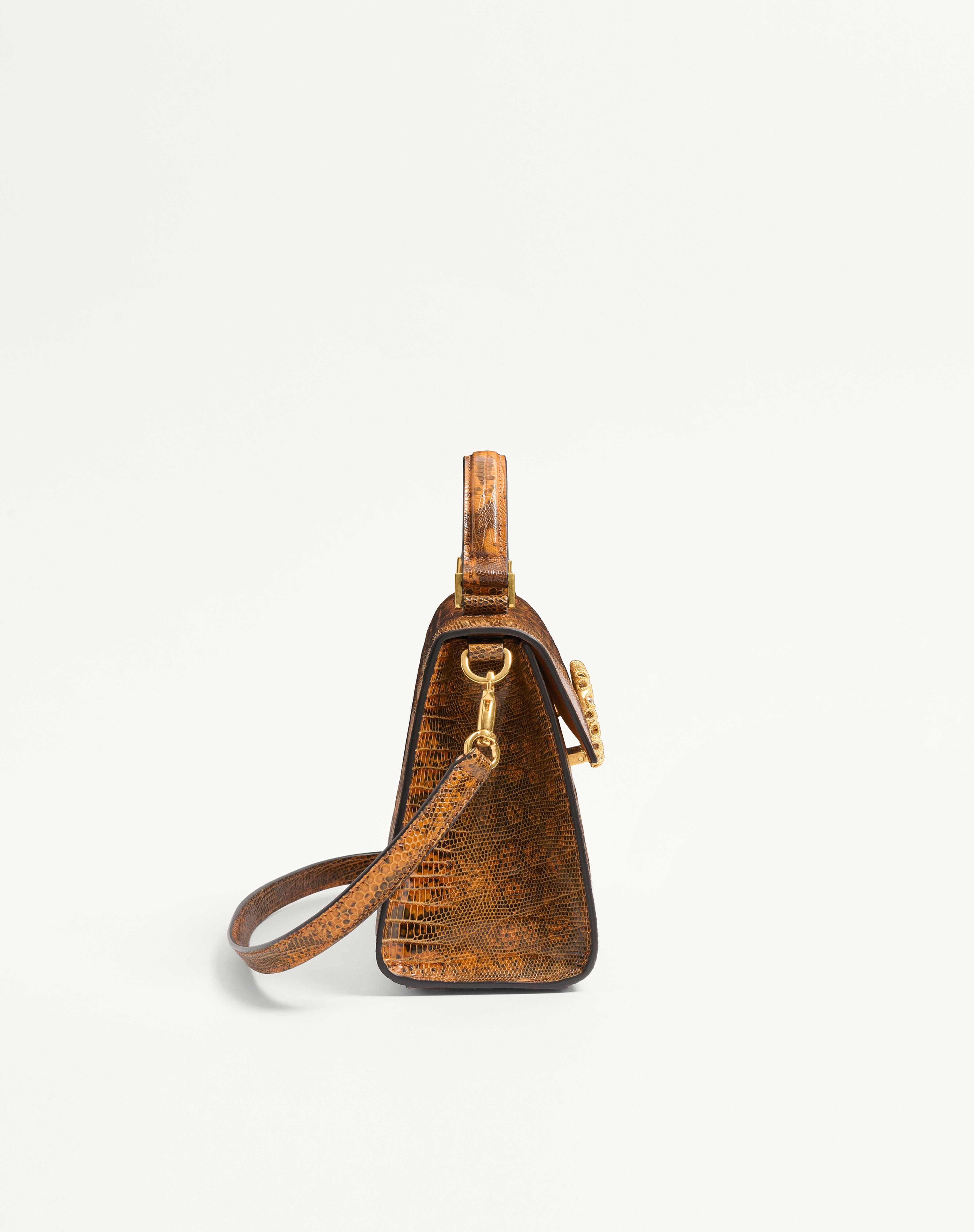 VALENTINO GARAVANI VSLING SMALL HANDBAG IN TEJUS WITH JEWEL LOGO - 3