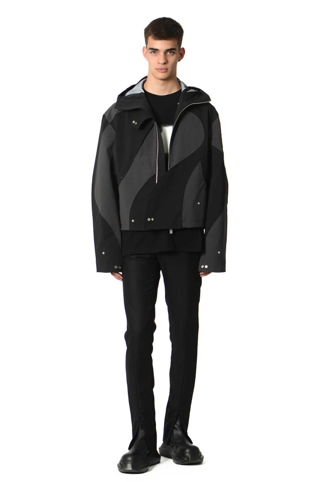 HELIOT EMIL™ HELIOT EMIL Trident Technical Jacket Black HELIOT EMIL™ HELIOT EMIL Trident Technical Jacket Black