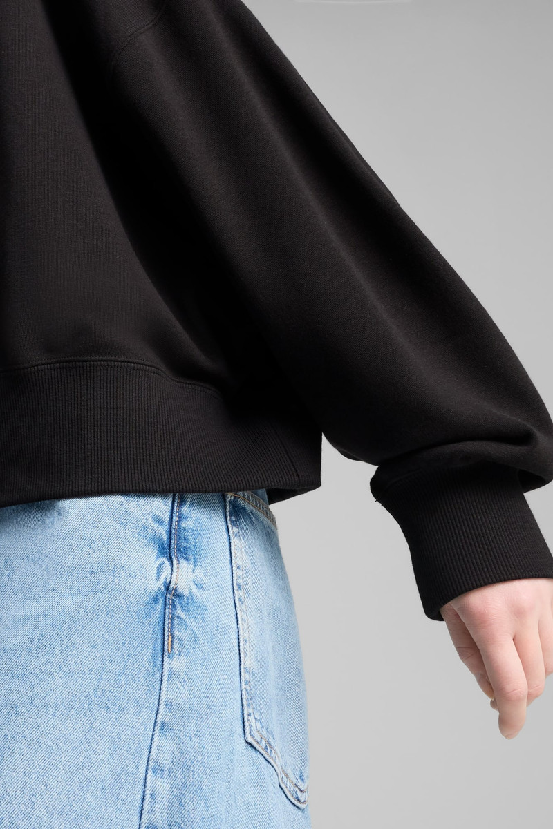 Wardrobe Essentials Women's Oversized Crew Sweatshirt 4