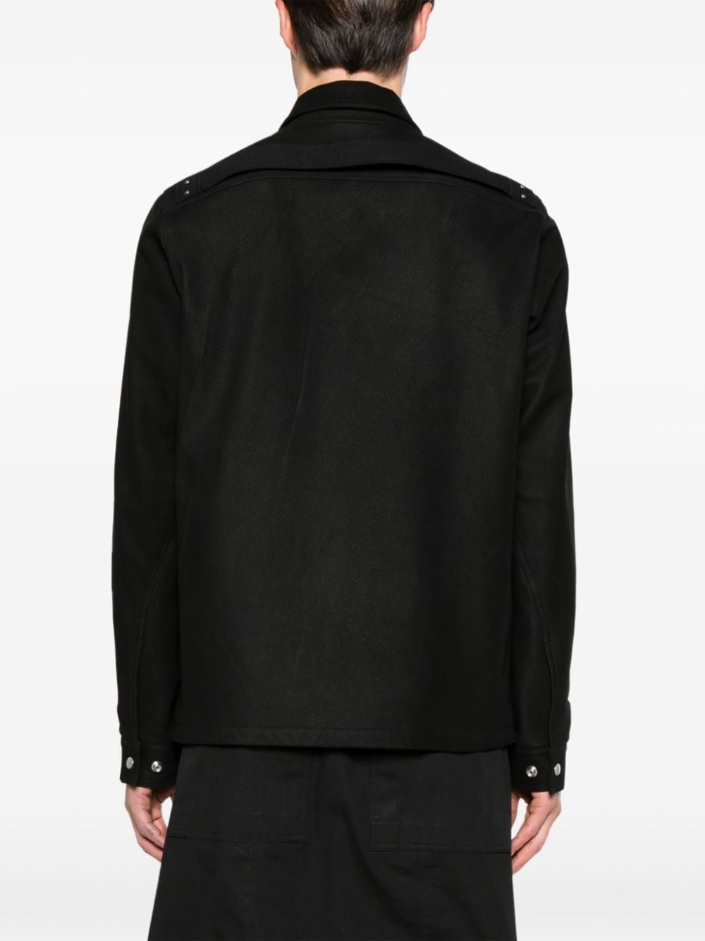 Brad zipped suede jacket - 4