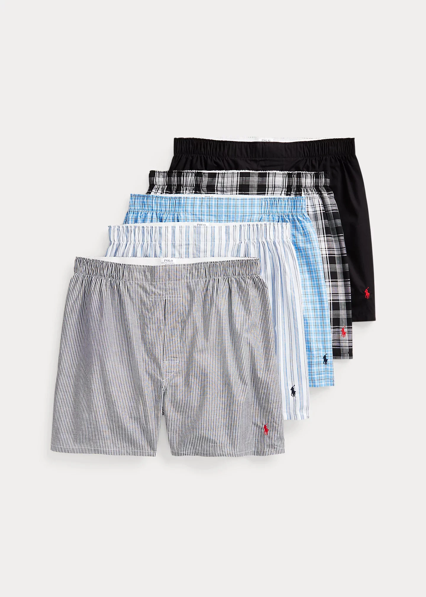 Classic Woven Cotton Boxer 5-Pack - 1