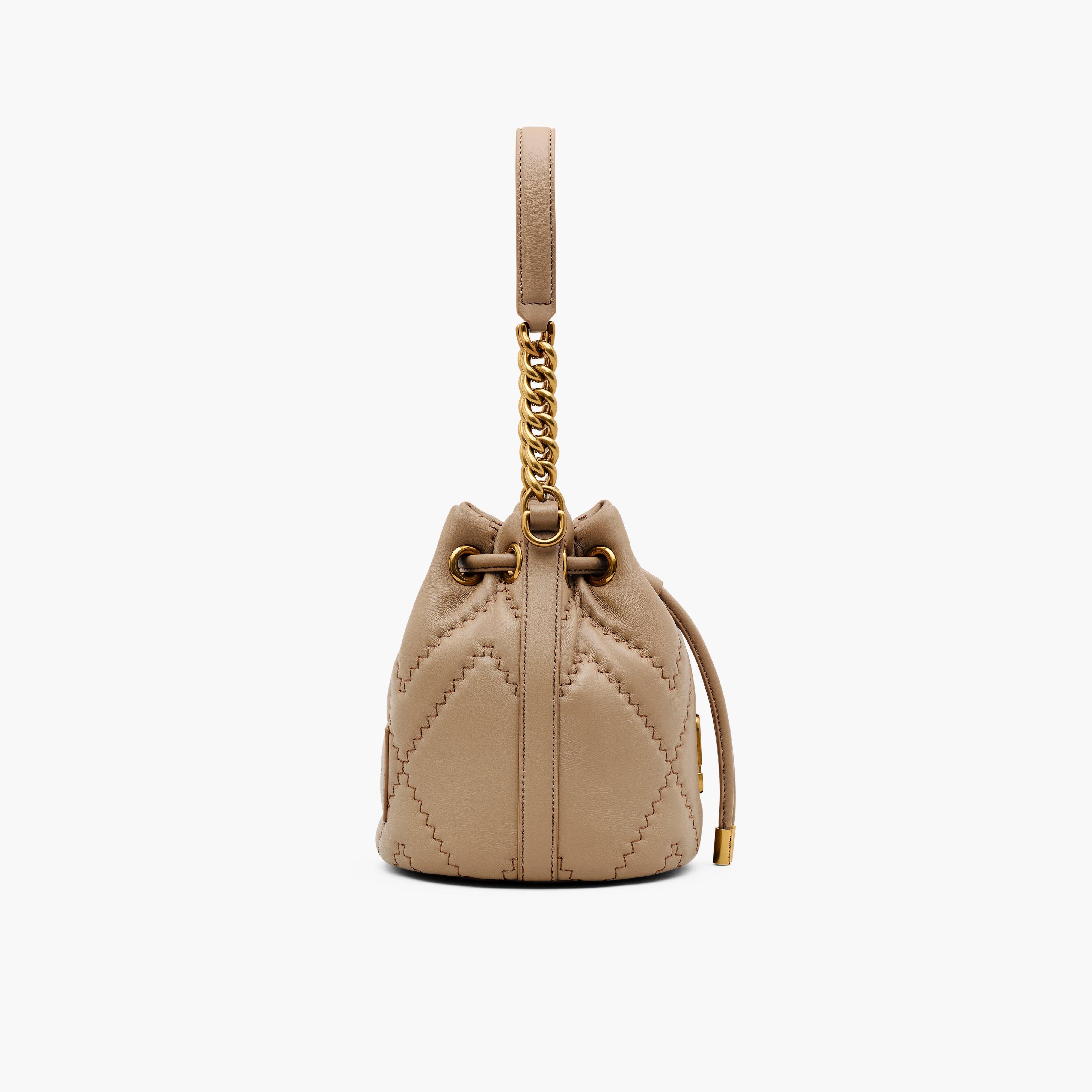 THE QUILTED LEATHER J MARC BUCKET BAG - 3