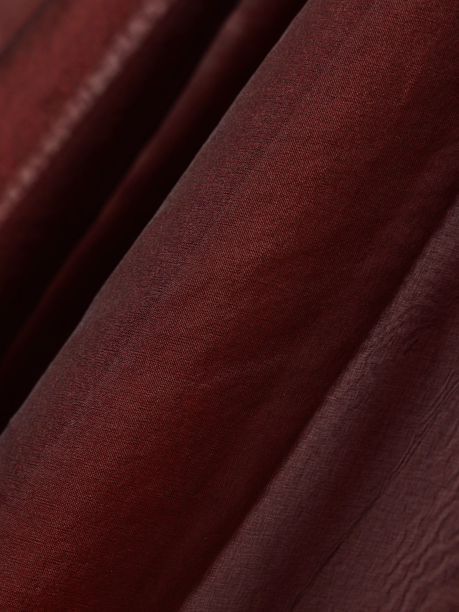 Aire silk-organza maxi skirt Burgundy - 4