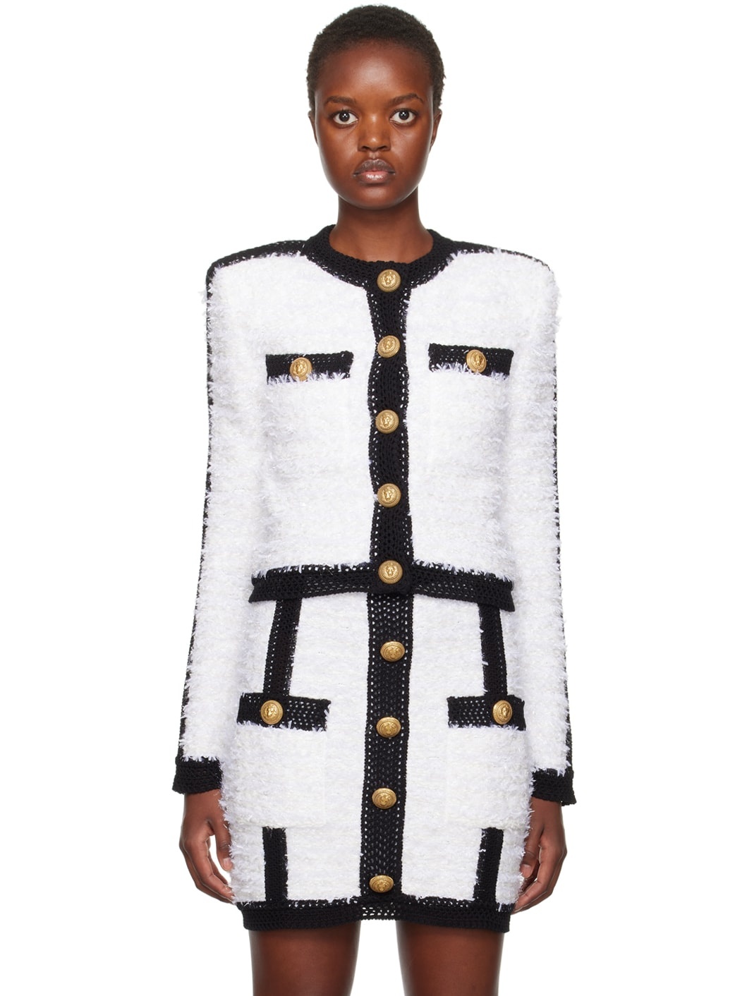 White Two-Pocket Jacket - 1
