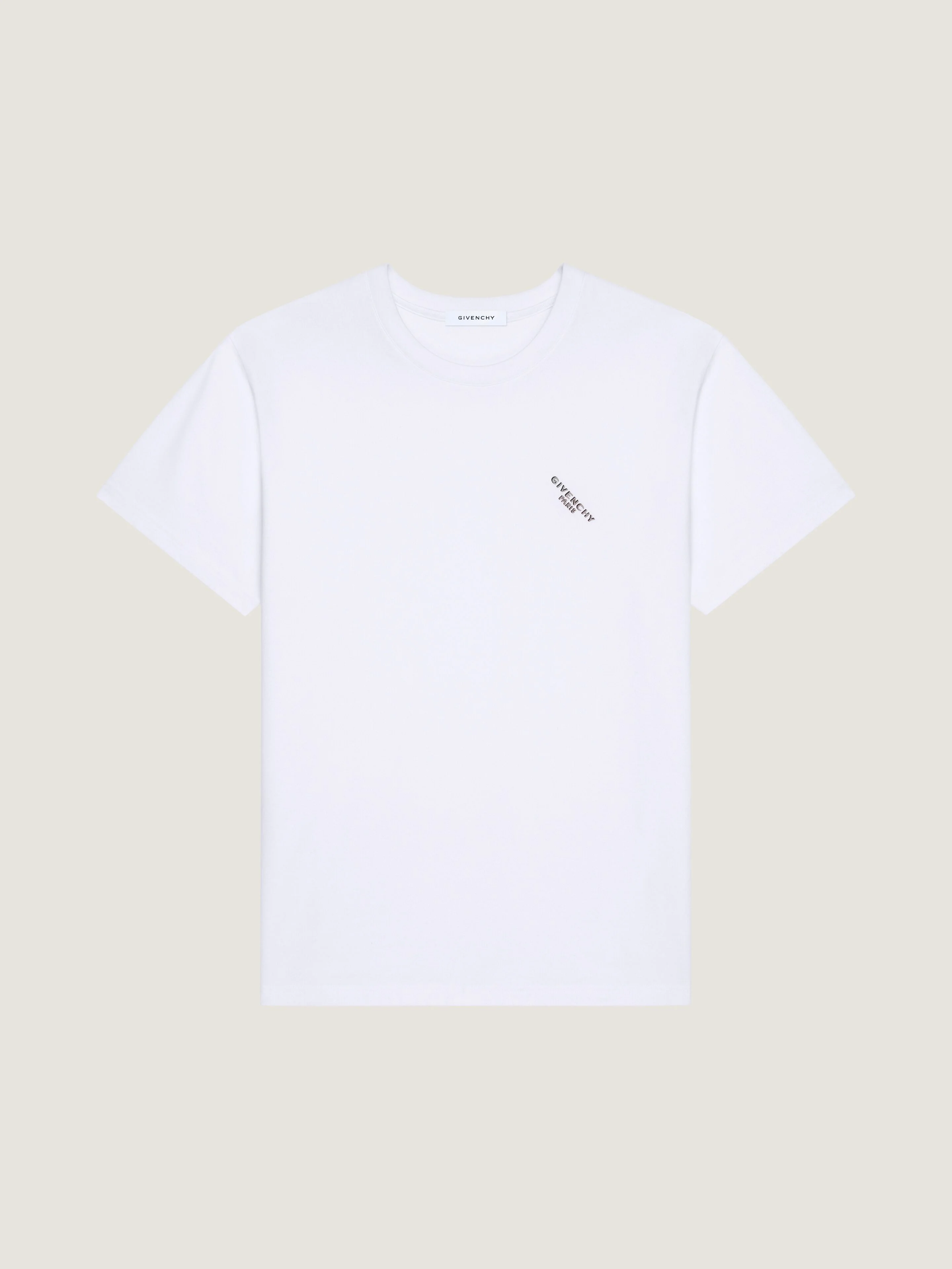 T-SHIRT IN COTTON WITH GIVENCHY SHADOW PRINT - 1