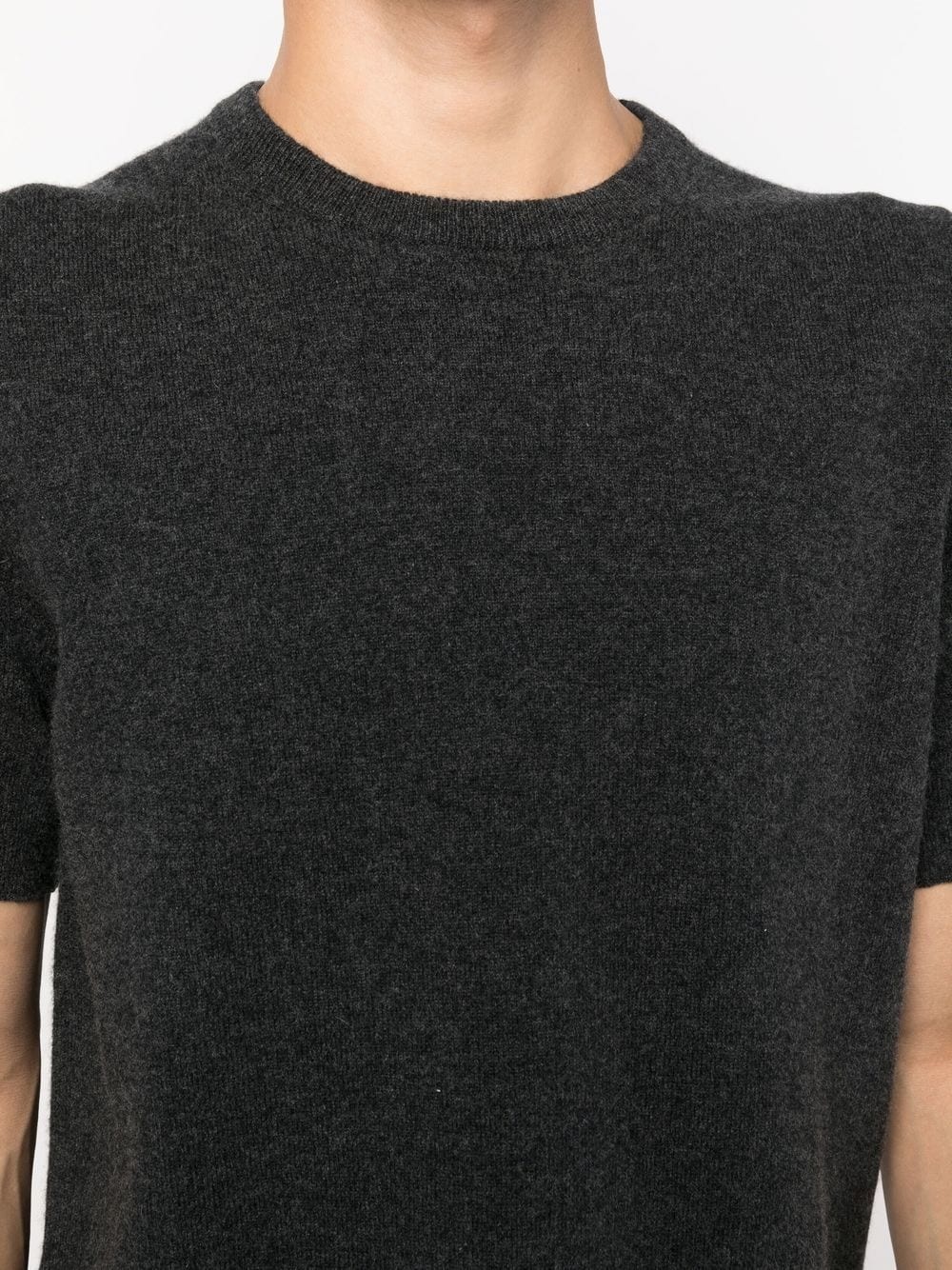 crew-neck knitted T-shirt - 5