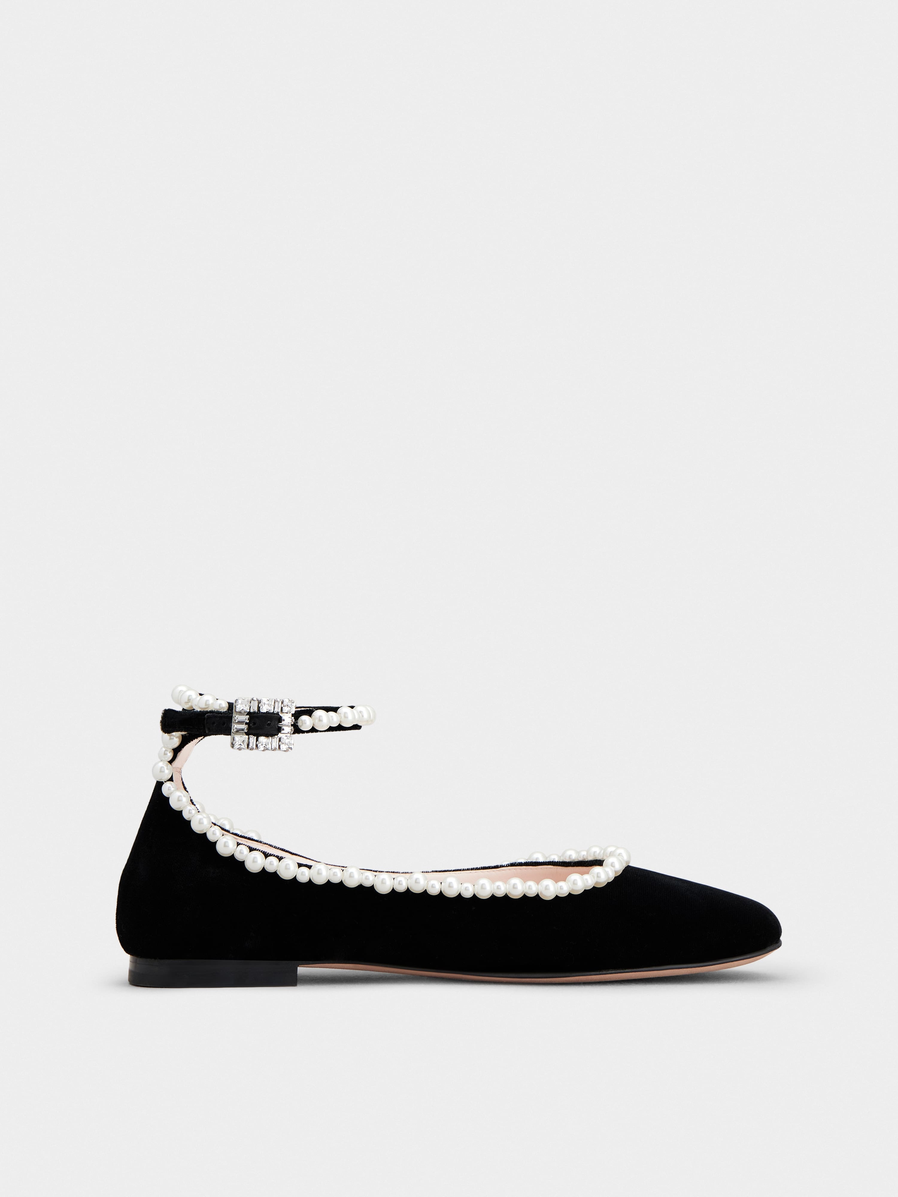 Mary Janes in velvet - 1