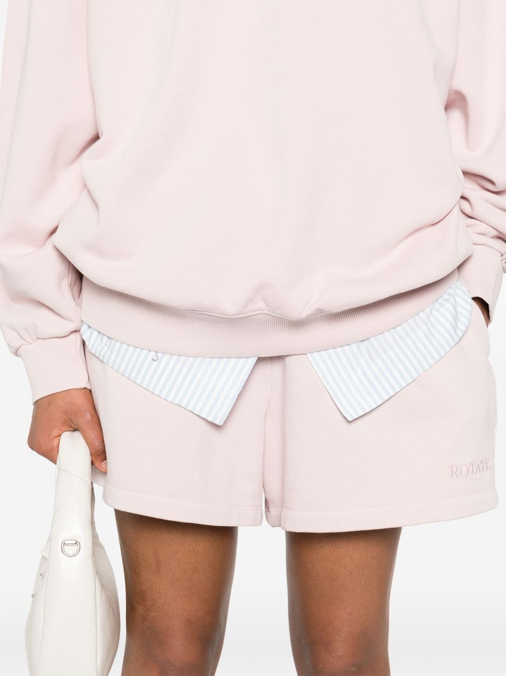 logo-embroidered track shorts - 5