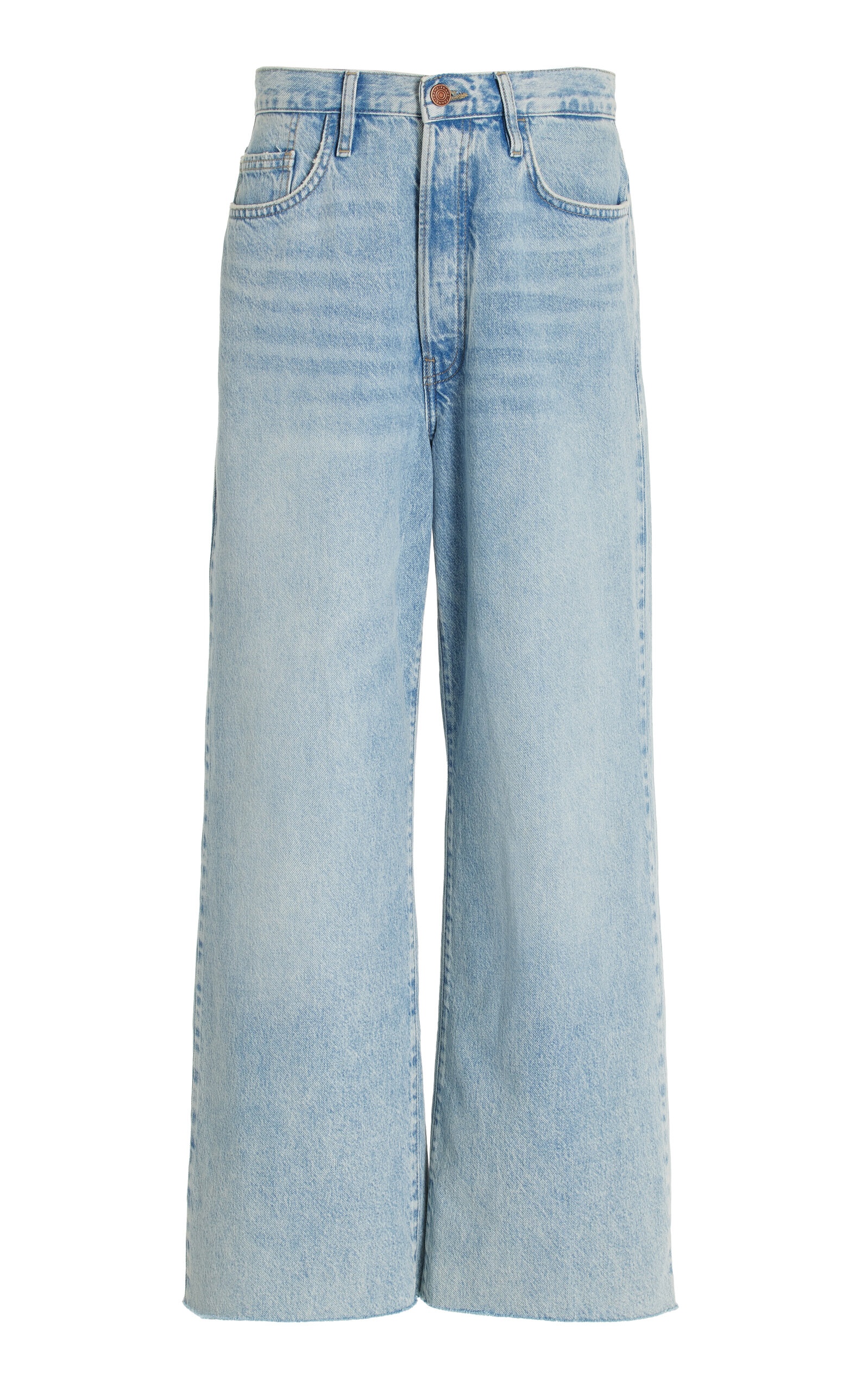The Baggy Rigid Low-Rise Wide-Leg Jeans blue - 1