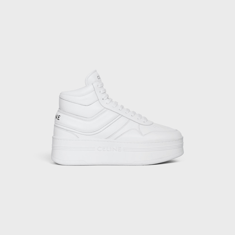 MID BLOCK SNEAKERS WITH WEDGE in CALFSKIN - 1