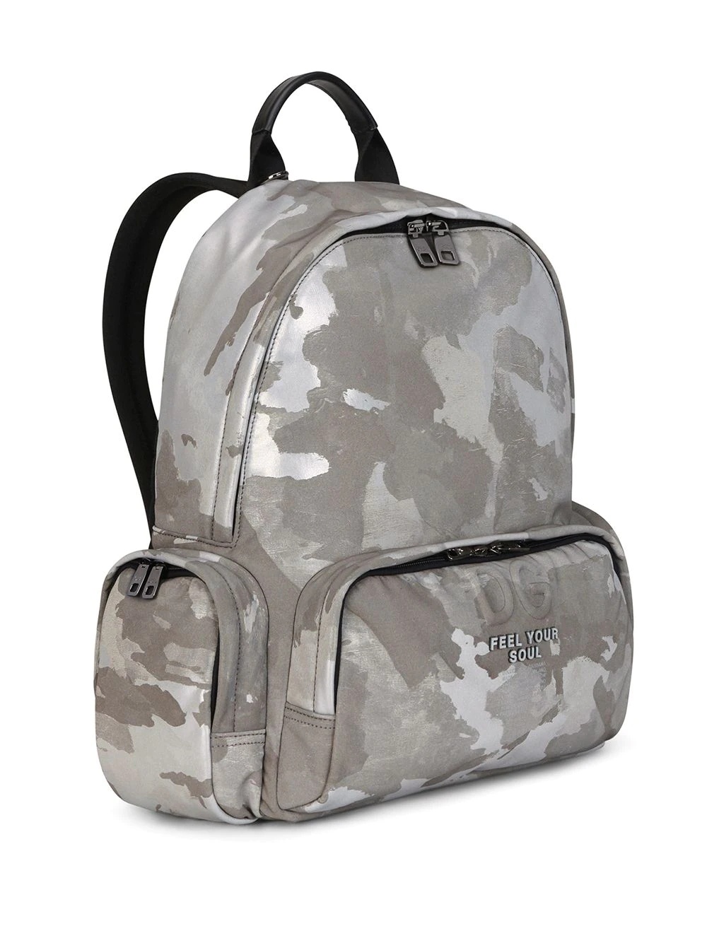 camouflage-print backpack - 3