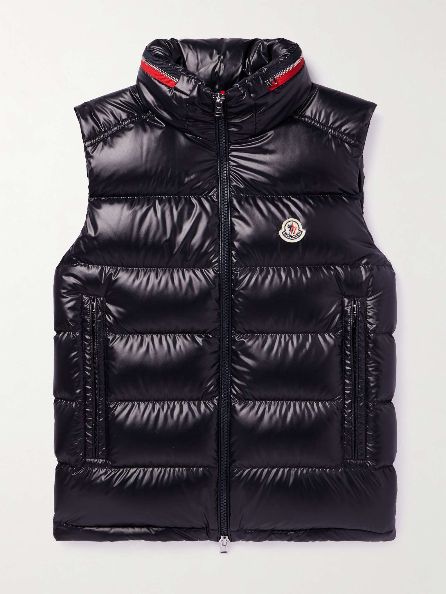 Ouse Logo-Appliquéd Quilted Shell Down Gilet - 1