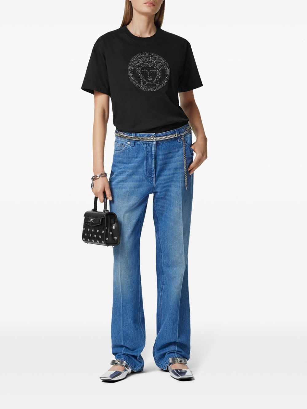 logo-embellished T-shirt - 2