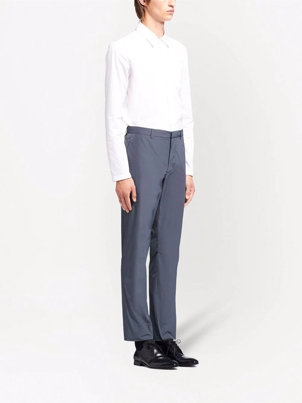 technical poplin trousers - 3