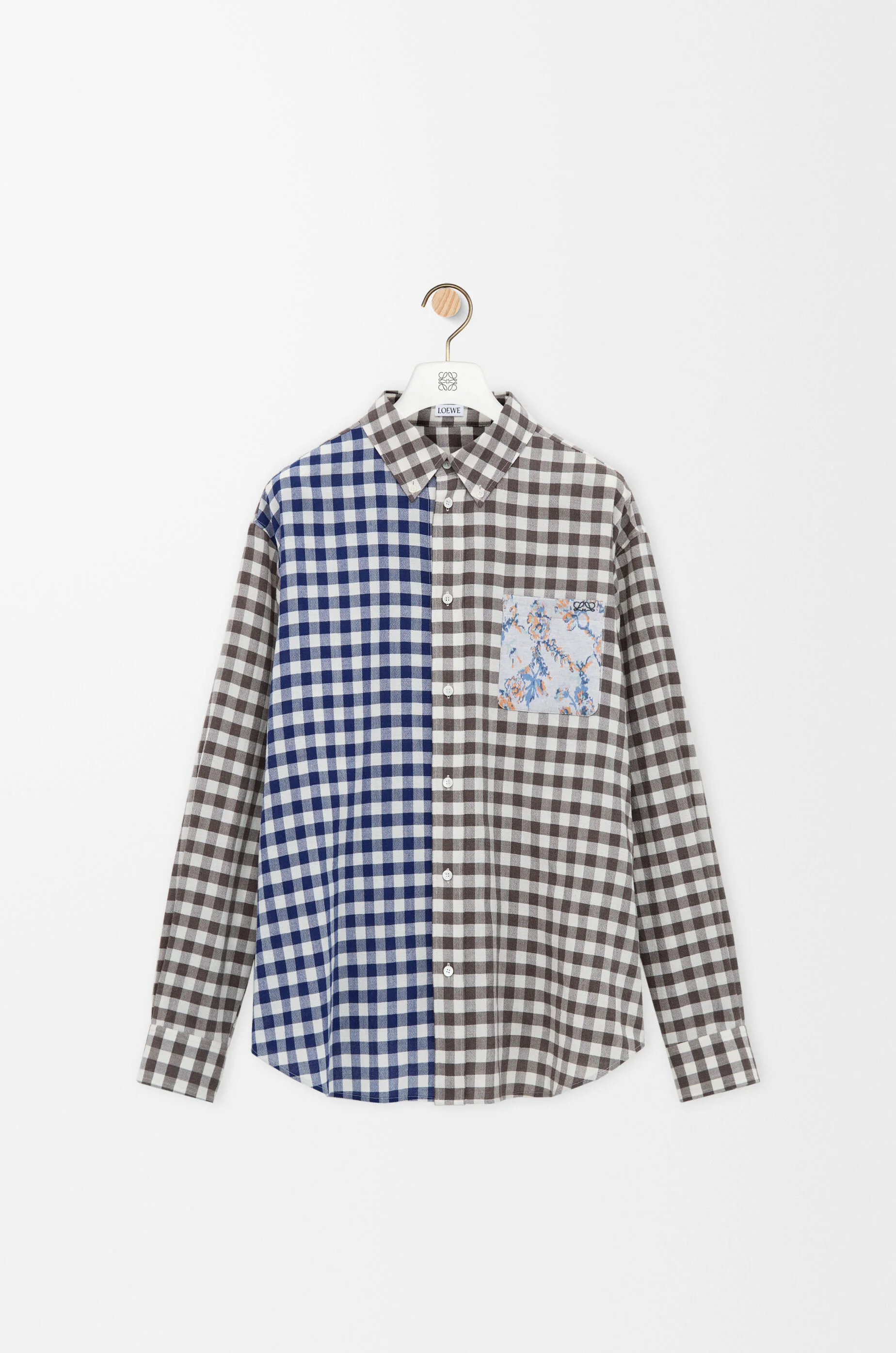 Shirt in wool and cotton flannel - 1