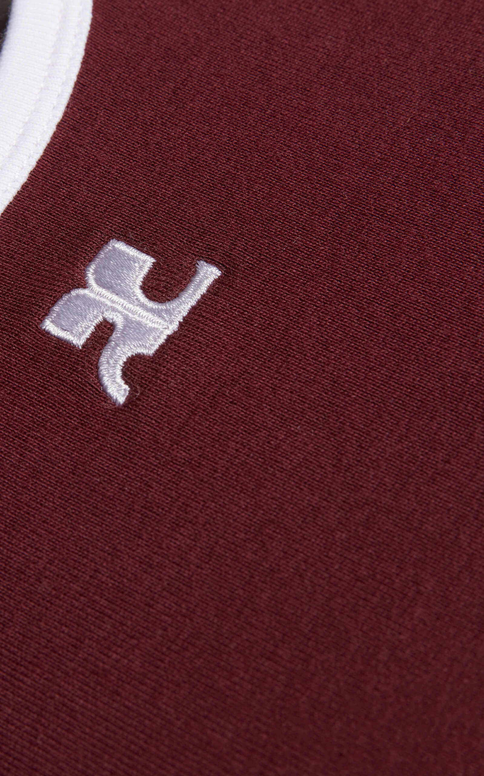 Signature Contrast Cotton T-Shirt burgundy - 3