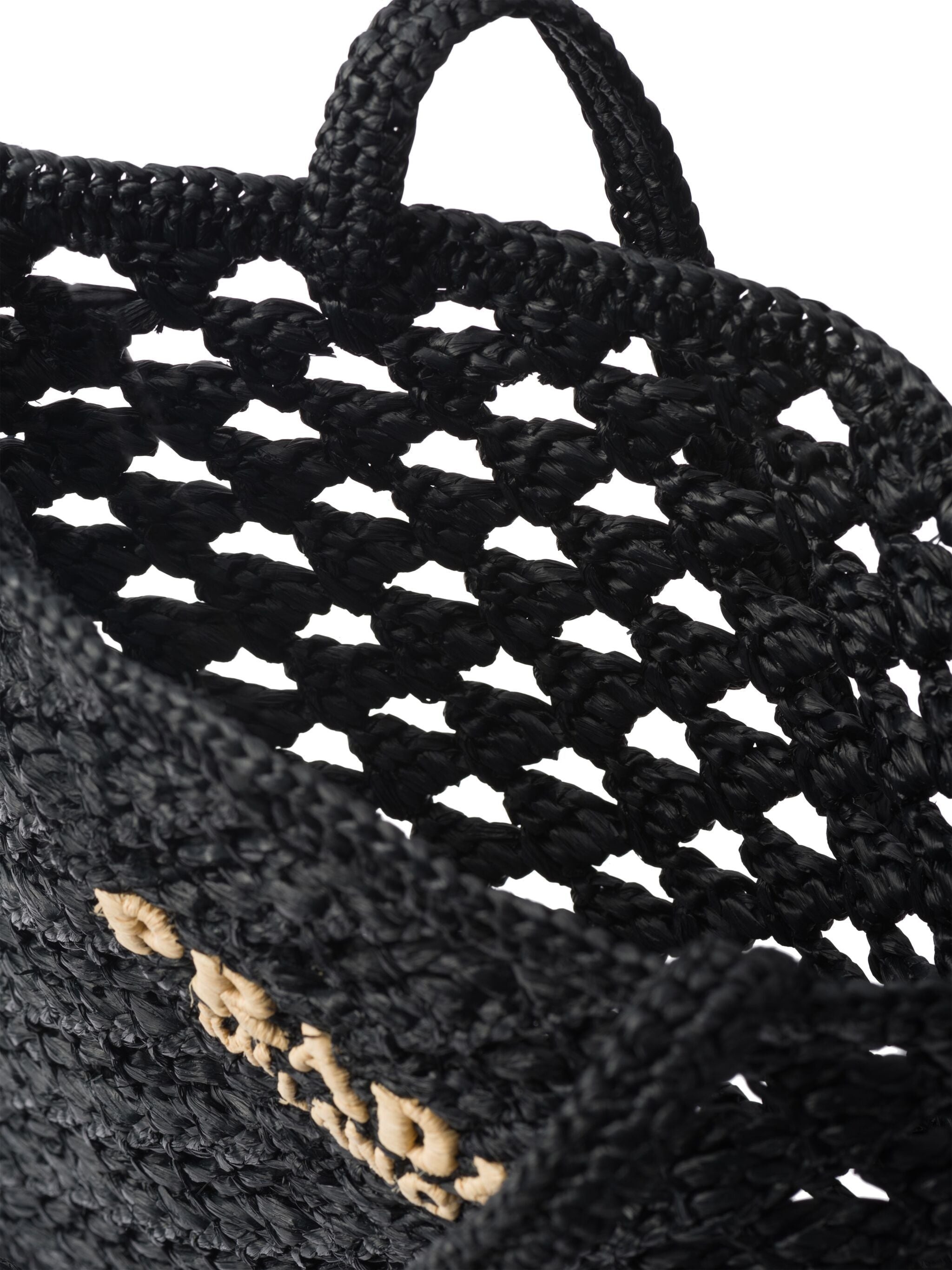 Woven Crochet Tote Bag - 4