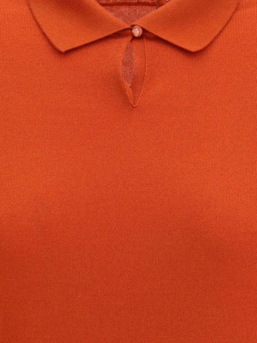 polo-neck three-quarter sleeve sweater - 5