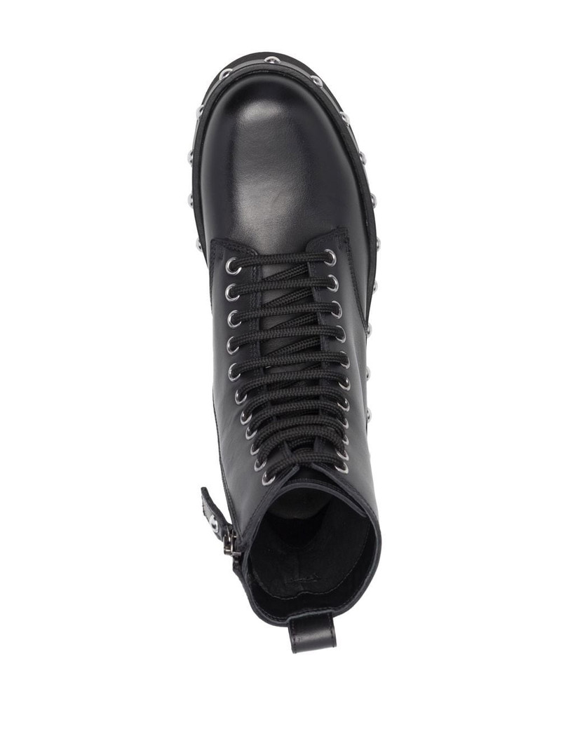 studded lace-up boots 4