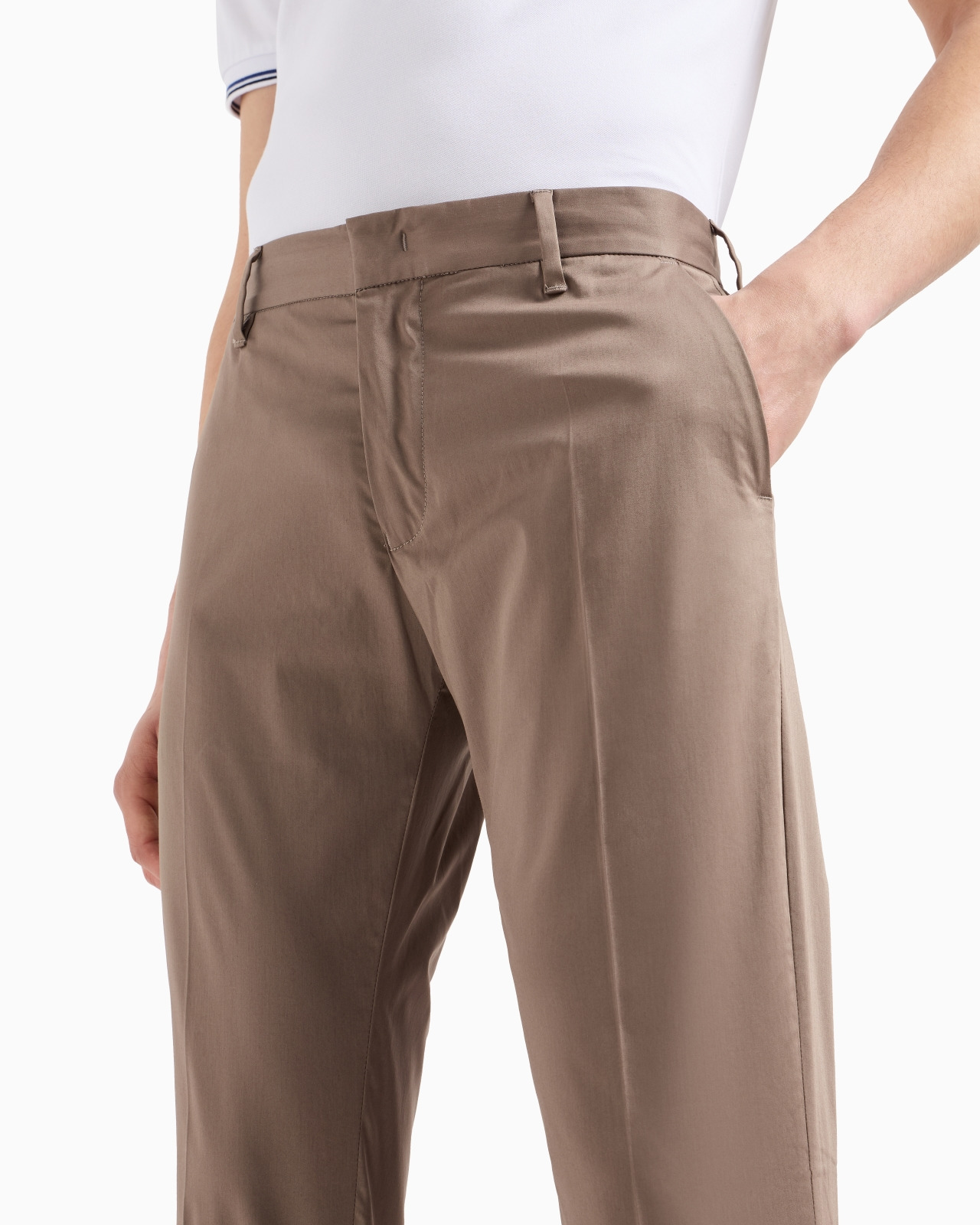 Stretch-cotton chinos - 5