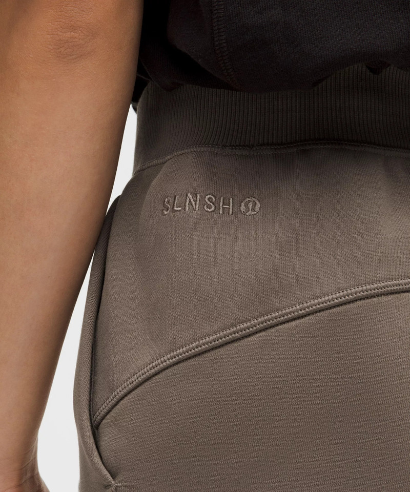 Cotton Fleece Mid-Rise Straight-Leg Pant *SLNSH Collection 6