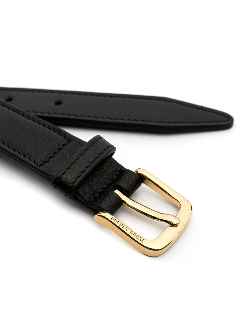 Golden Goose woven leather belt outlook