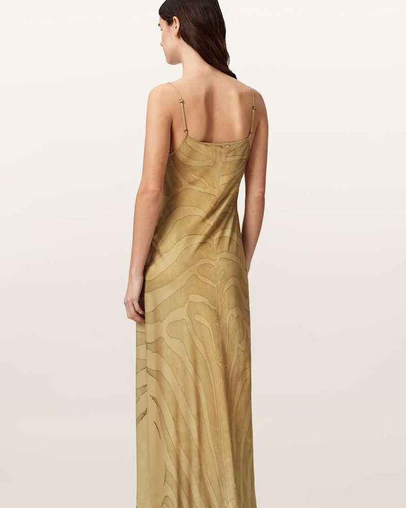 LEONA V-NECK MAXI SLIP DRESS 5
