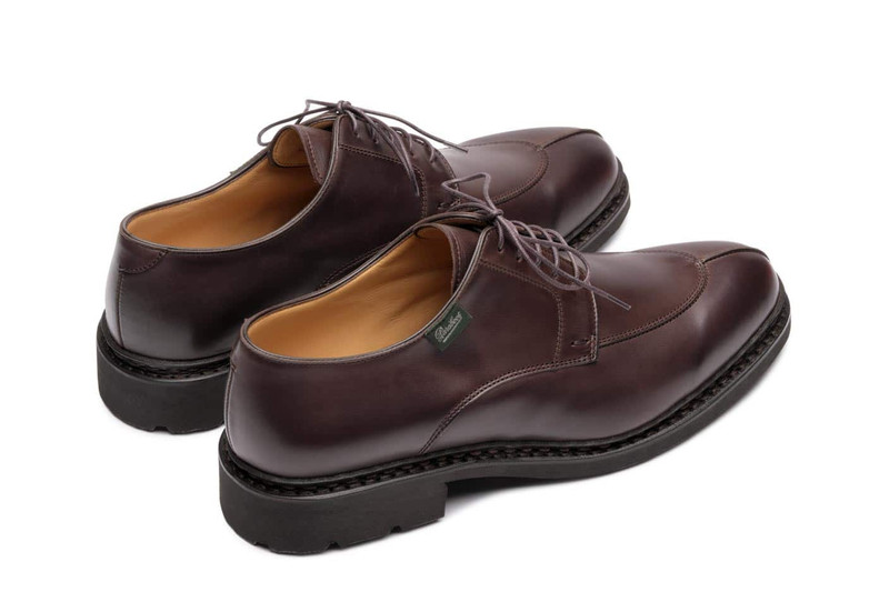 Paraboot Tournier Brown Smooth - Rubber Sole outlook