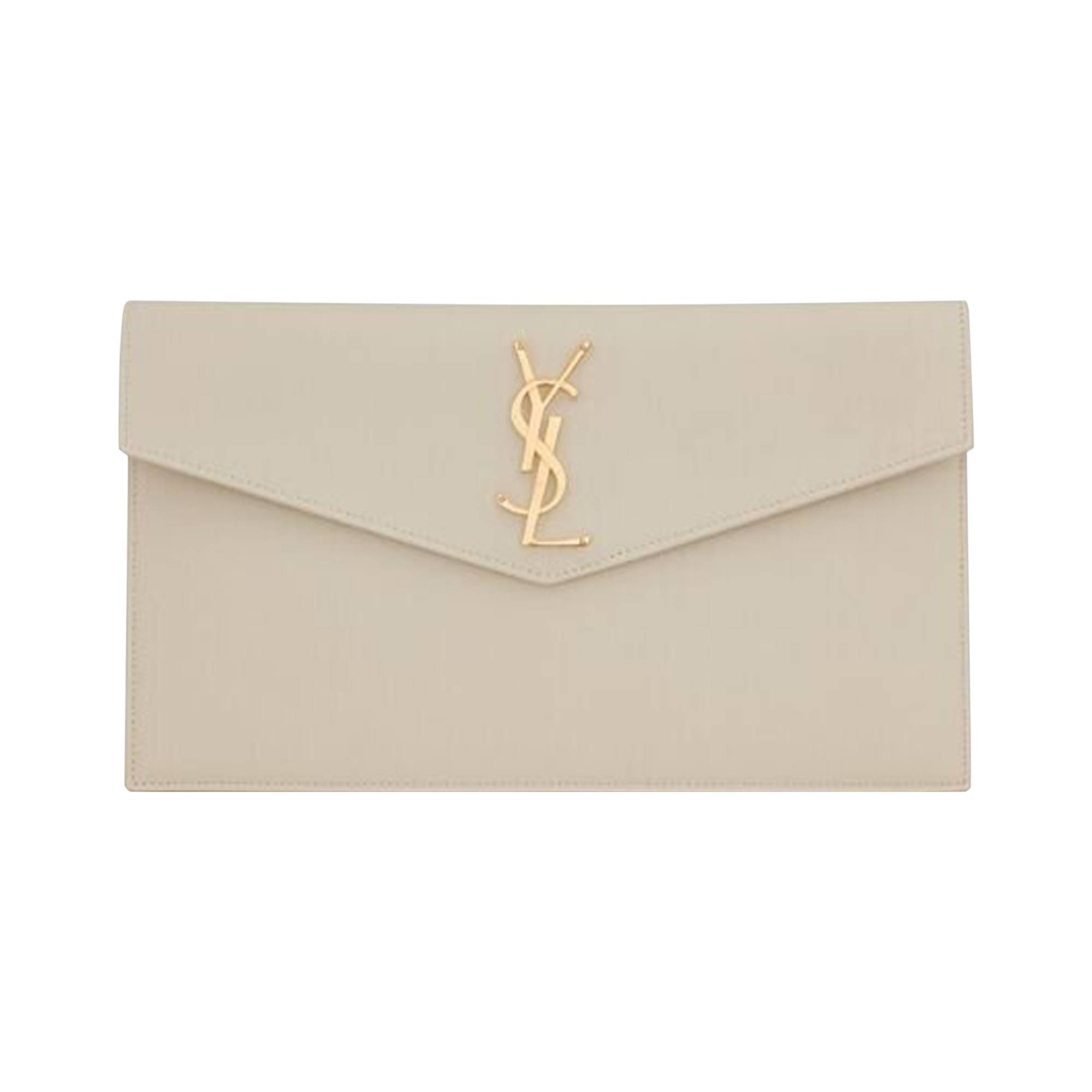 Saint Laurent Uptown Pouch 'Soft Cream' - 1