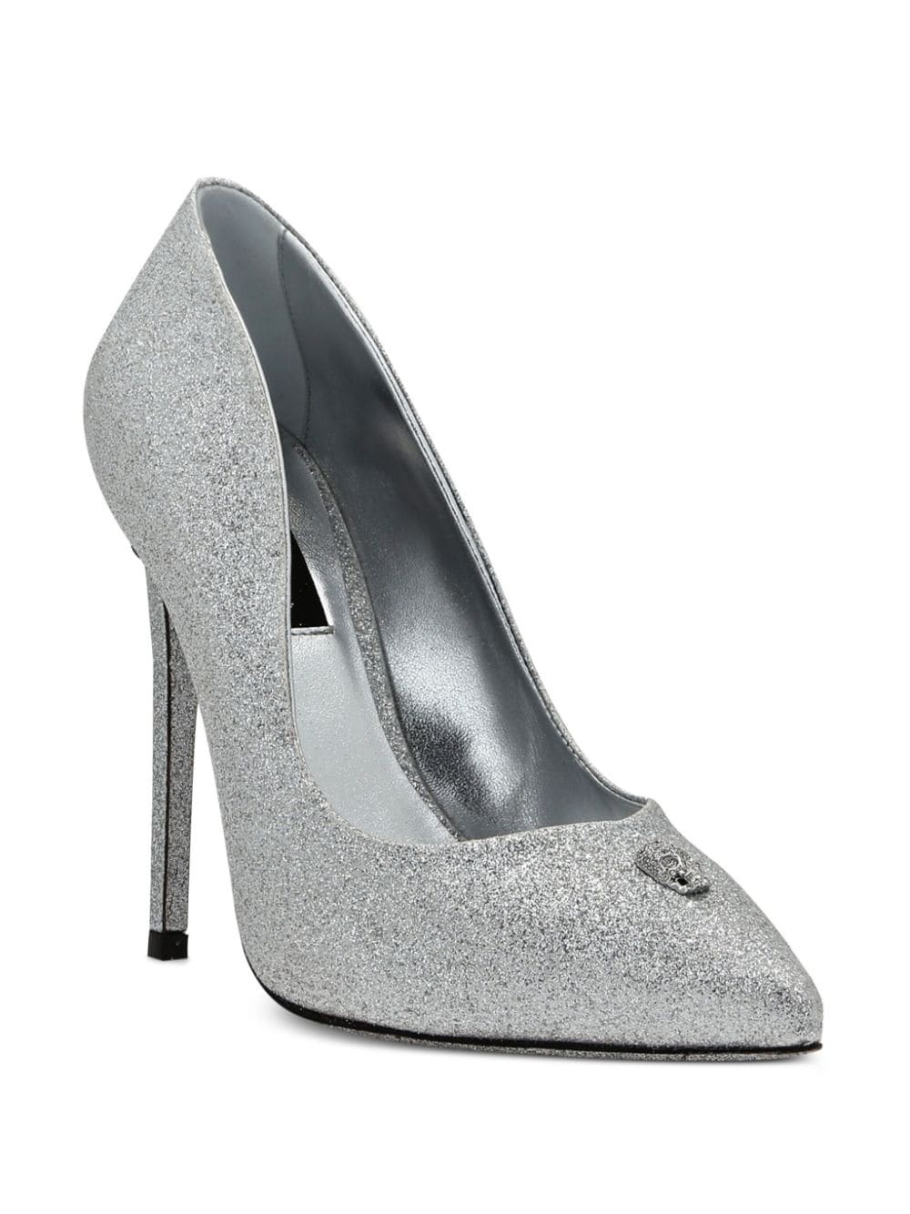 120mm glittered pumps - 2