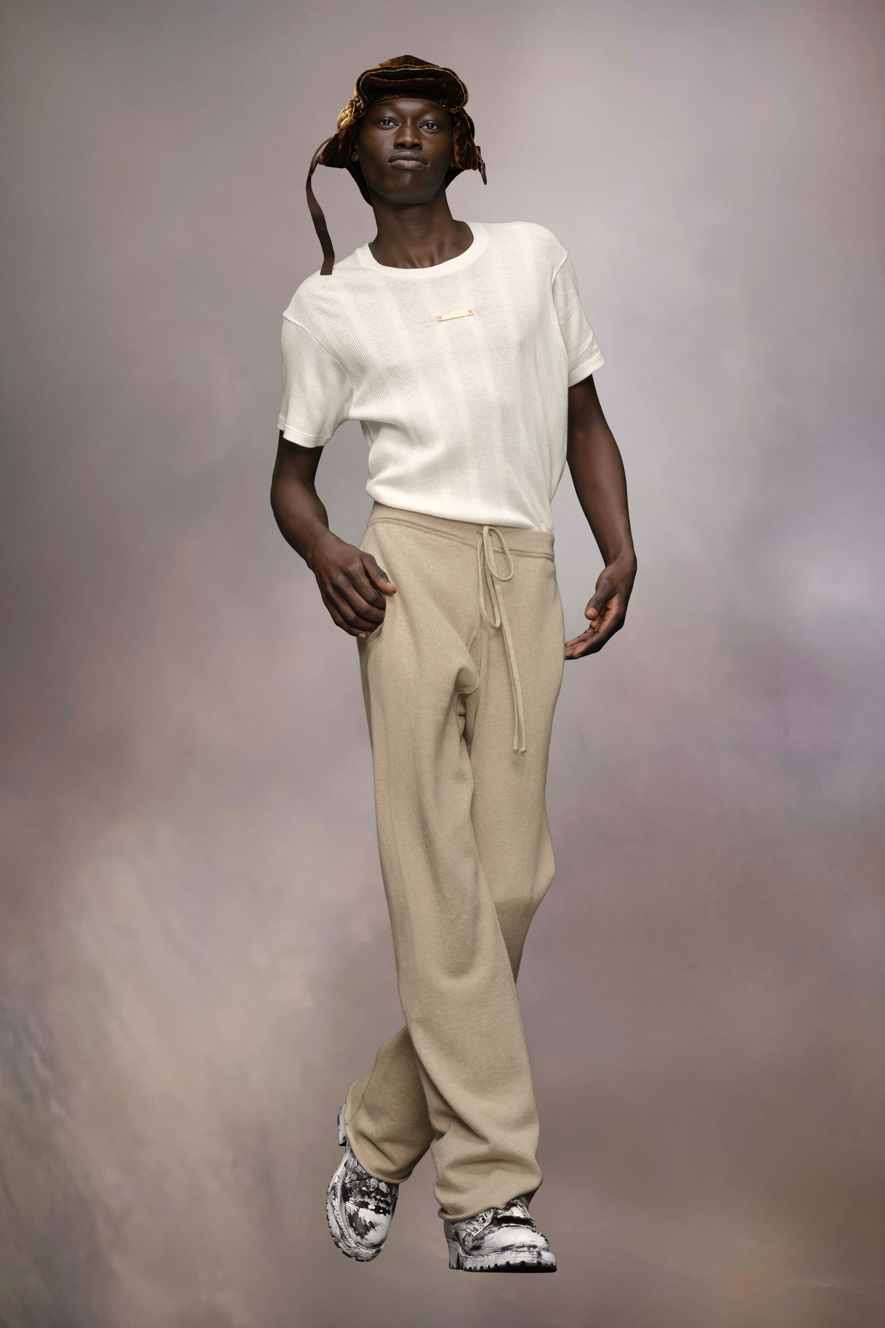 Cashmere knit trousers - 3
