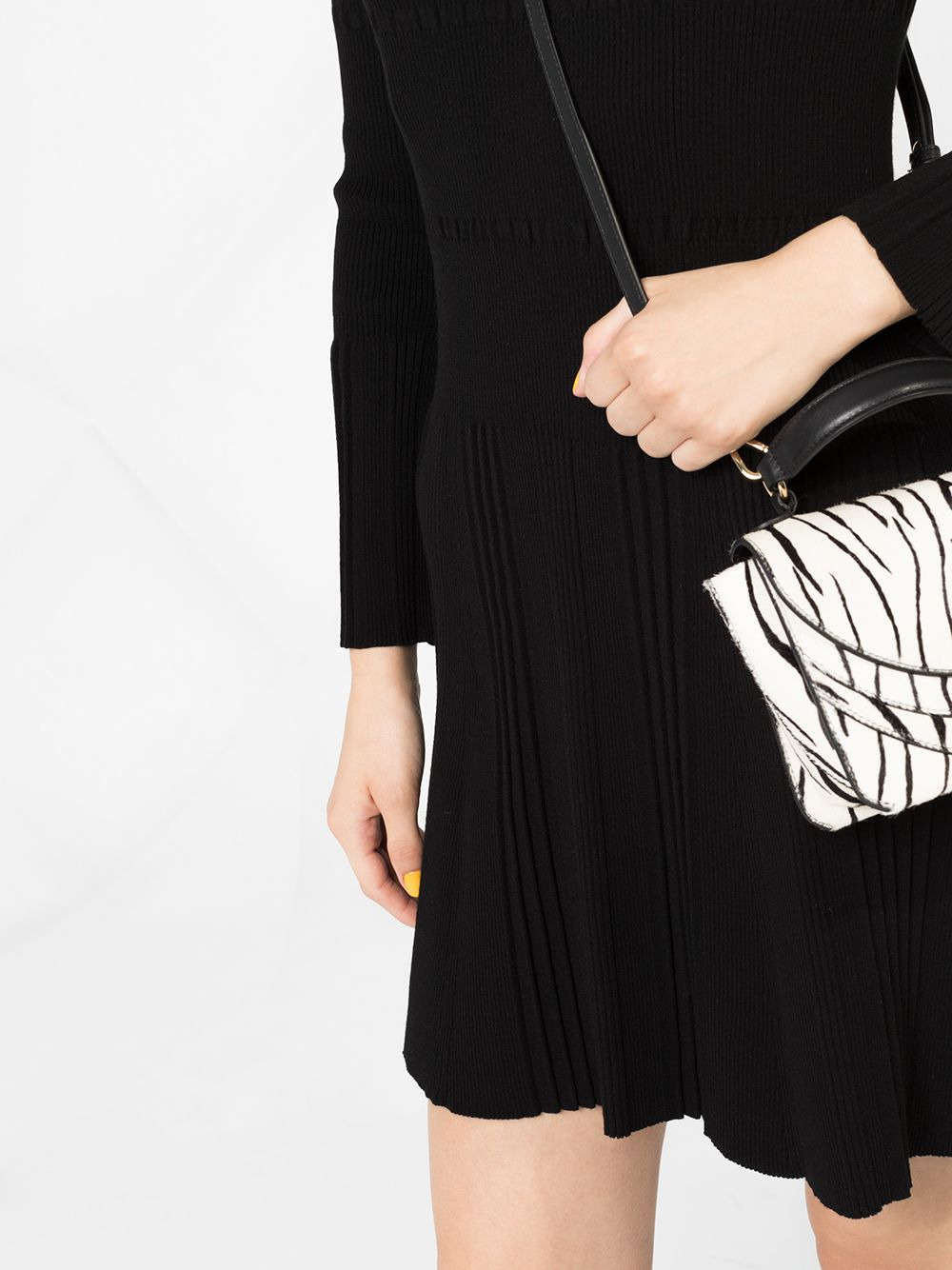 openwork knit dress - 5