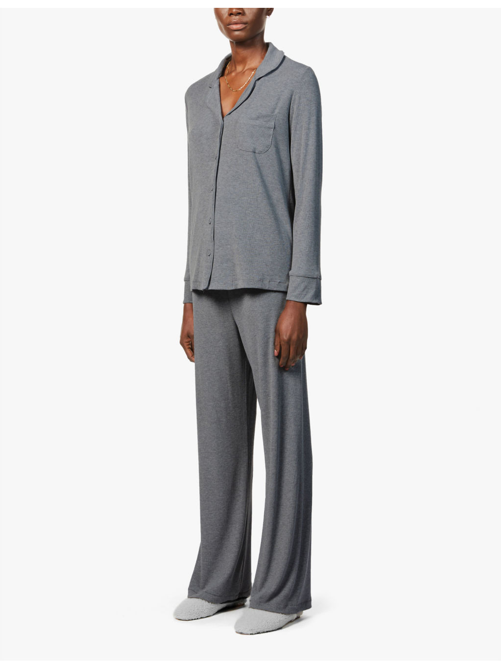 Soft Lounge stretch-jersey pyjama set - 3