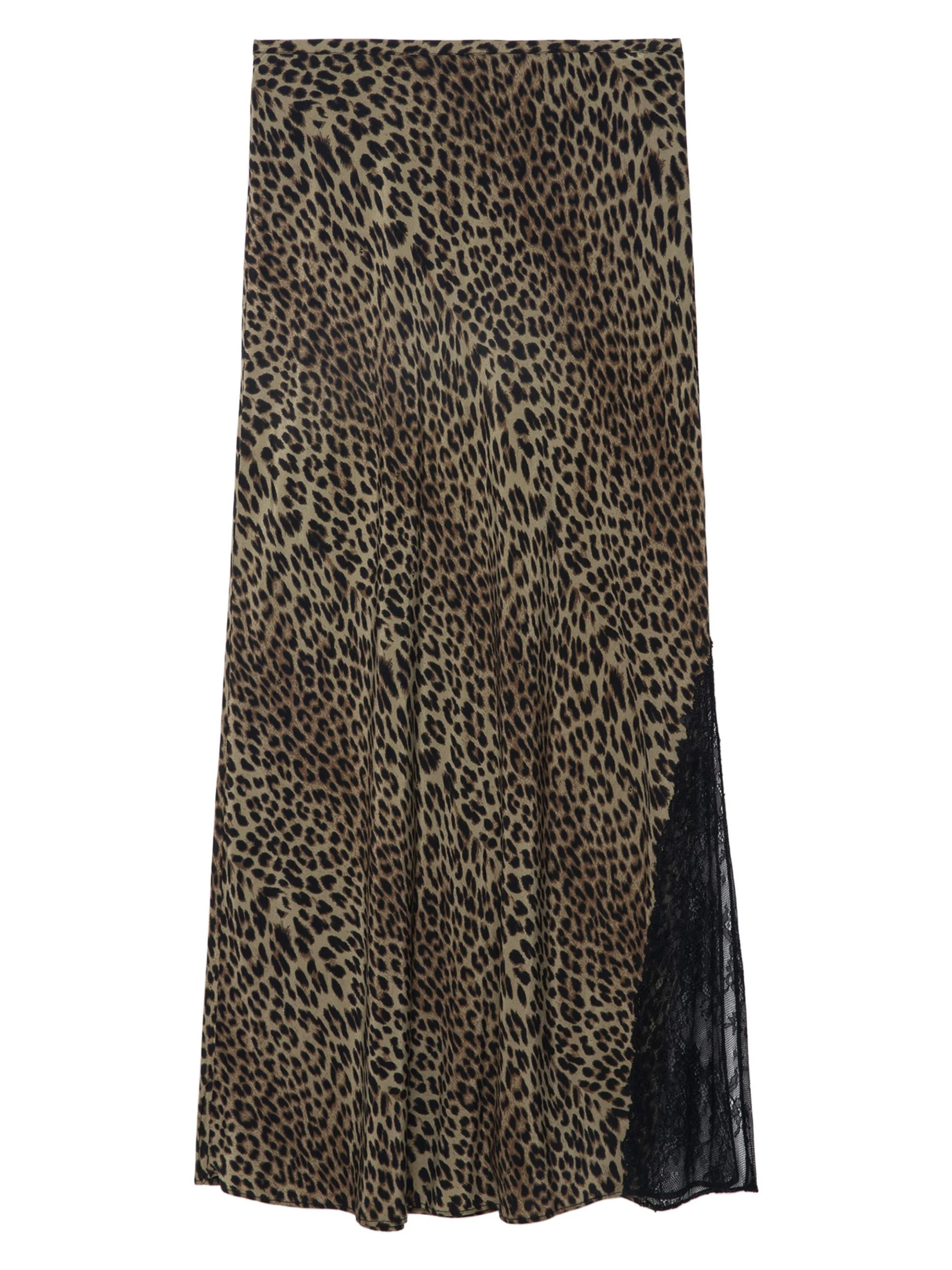 Women's Jayla Leopard-Print Midi-Skirt - Leaves - 1